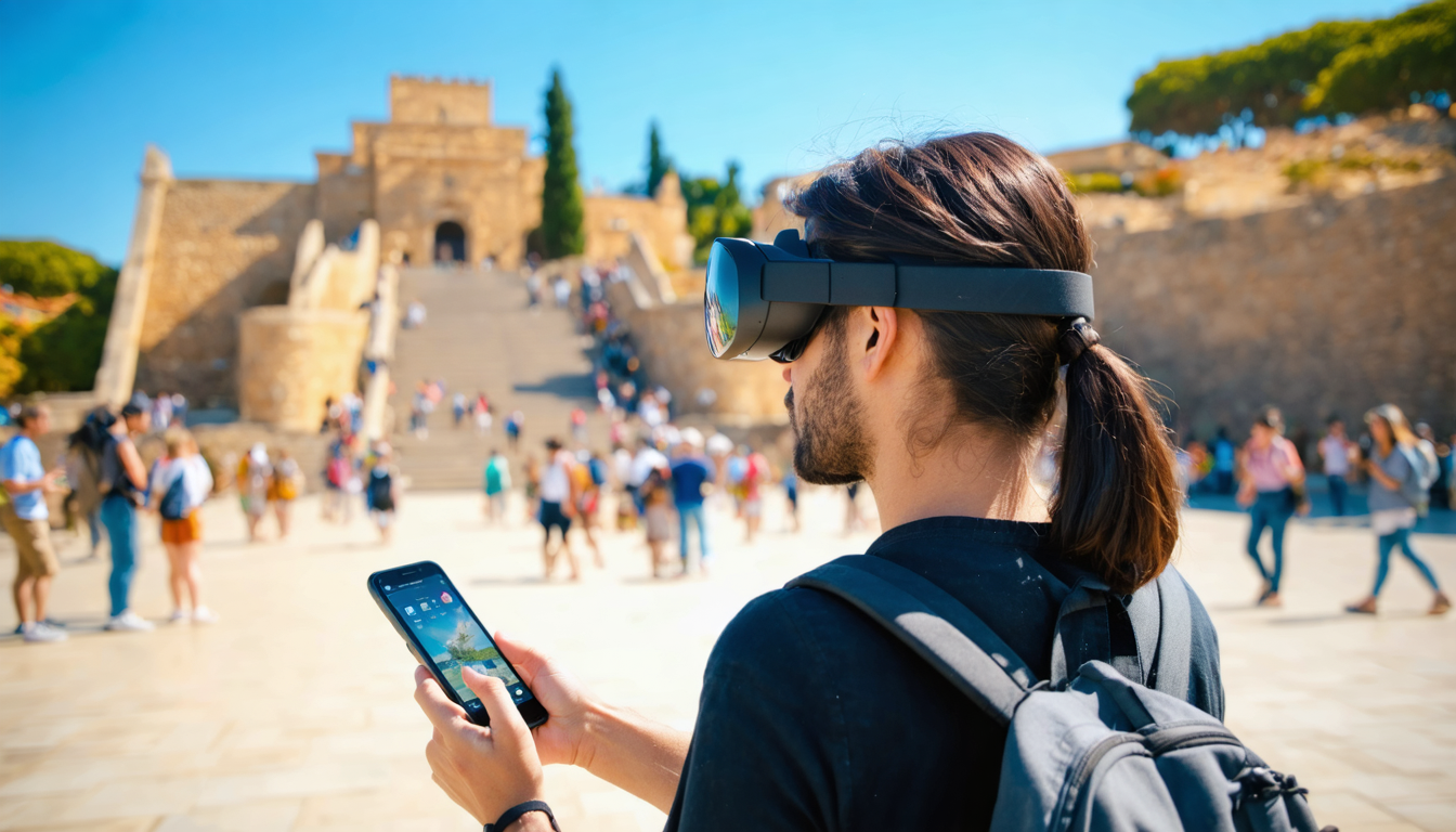découvrez comment la réalité augmentée transforme et enrichit l'expérience touristique en offrant des visites interactives et immersives.