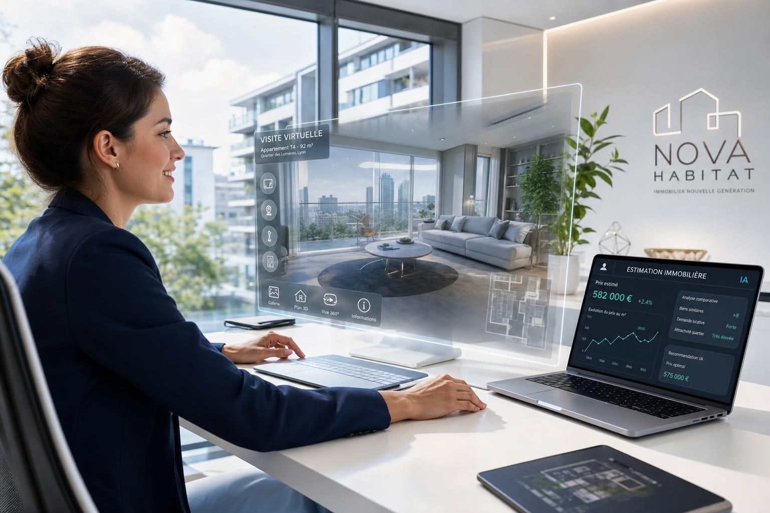 découvrez l'agence immobilière de 2026 avec visite virtuelle immersive, intelligence artificielle avancée et estimation automatisée pour une expérience innovante et efficace.