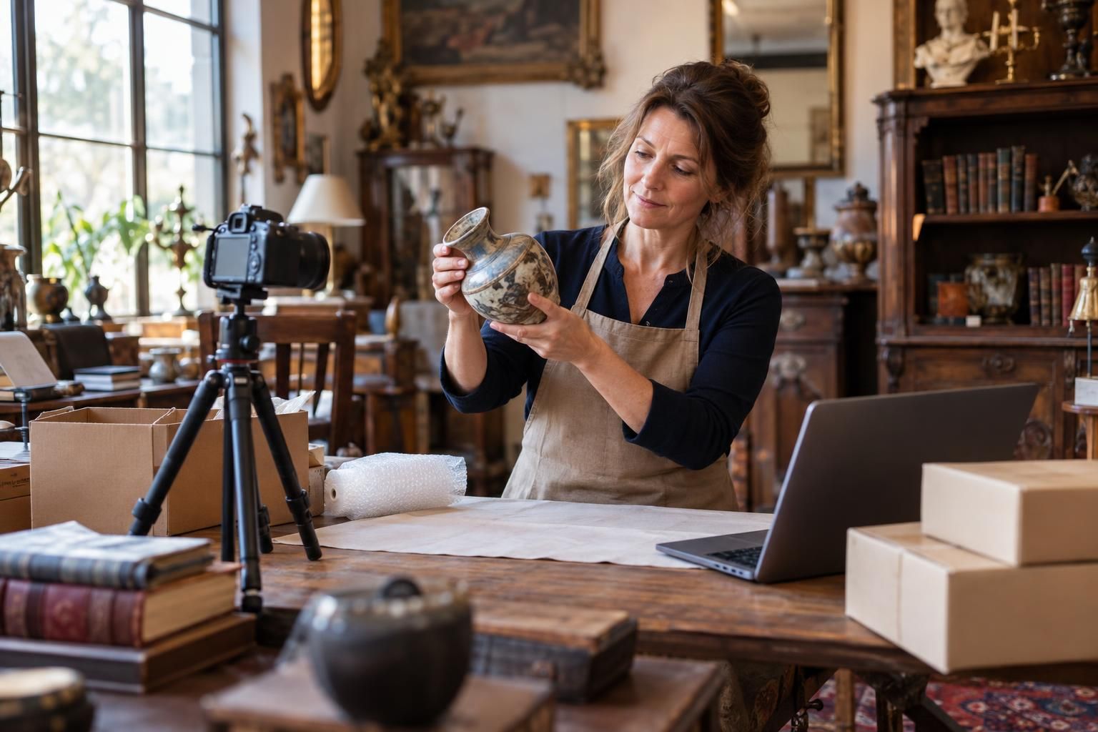 découvrez comment vendre vos antiquités en ligne, valoriser vos objets et attirer une nouvelle clientèle grâce aux bonnes stratégies numériques.
